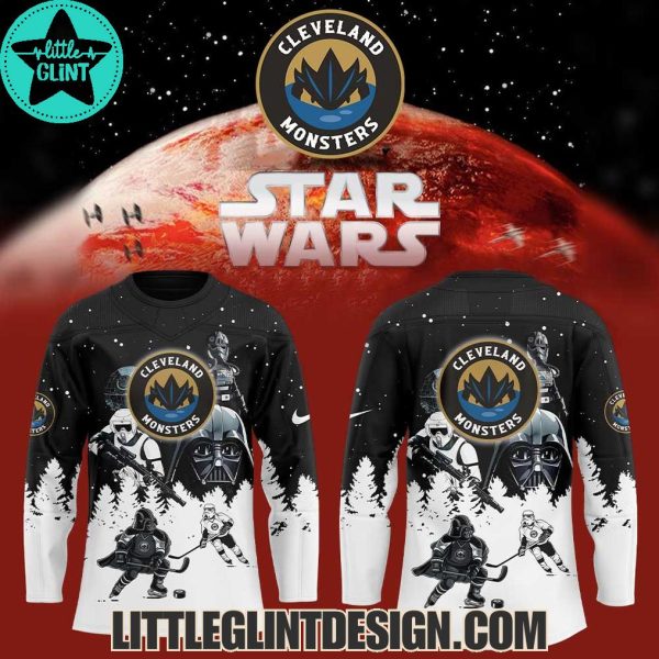 AHL Cleveland Monsters 2025 Star Wars Special Edition Hockey Jersey