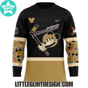 AHL Cleveland Monsters Mickey And Friends 2025 Limited Edition Hockey Jersey