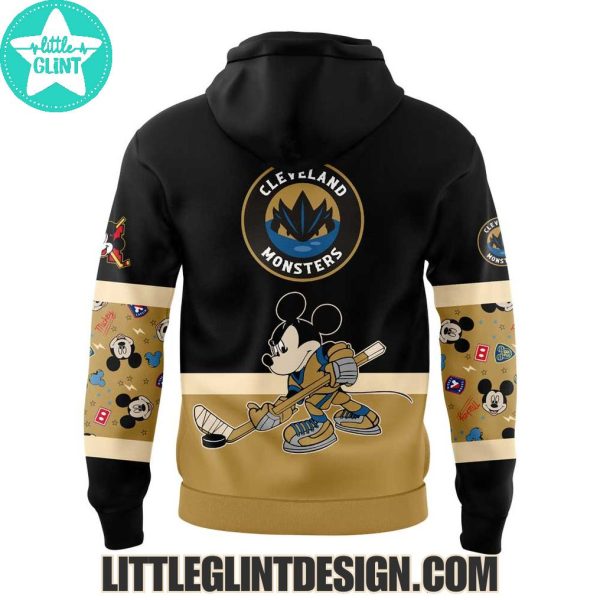 AHL Cleveland Monsters Mickey And Friends 2025 Limited Edition Hockey Jersey