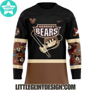 AHL Hershey Bears Mickey And Friends 2025 Limited Edition Hockey Jersey