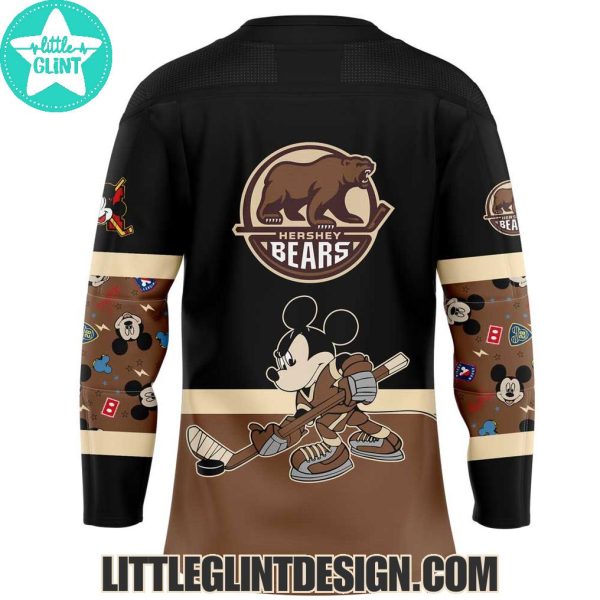 AHL Hershey Bears Mickey And Friends 2025 Limited Edition Hockey Jersey