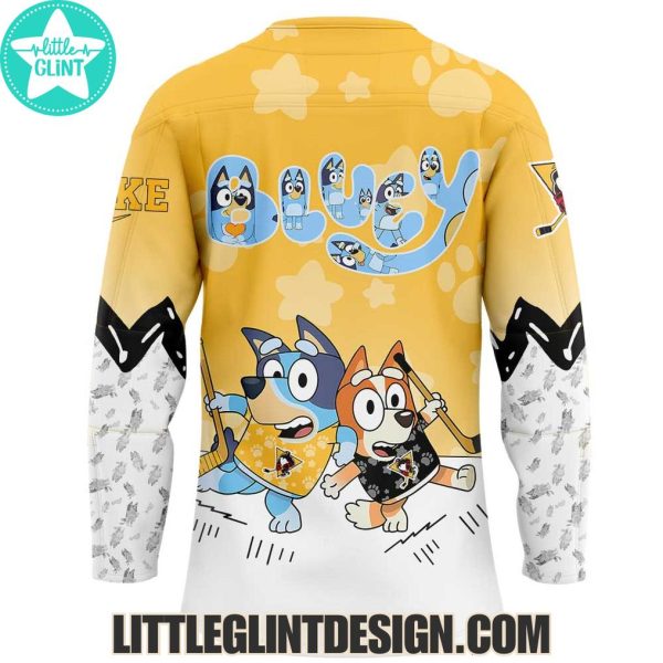 AHL Wilkes-Barre/Scranton Penguins 2025 Bluey And Bingo Special Edition Hockey Jersey