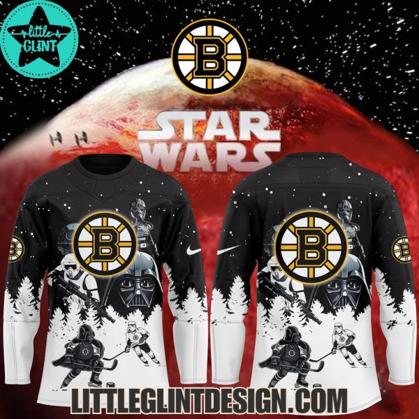 Boston Bruins 2025 Star Wars Special Edition Hockey Jersey