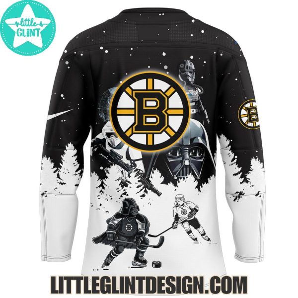 Boston Bruins 2025 Star Wars Special Edition Hockey Jersey