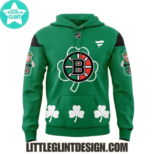 Boston Bruins St Patrick’s Day 2025 Custom Name Limited Edition Hockey Jersey