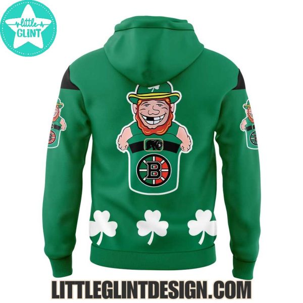 Boston Bruins St Patrick’s Day 2025 Custom Name Limited Edition Hockey Jersey