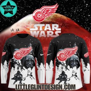 Detroit Red Wings 2025 Star Wars Special Edition Hockey Jersey