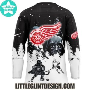 Detroit Red Wings 2025 Star Wars Special Edition Hockey Jersey