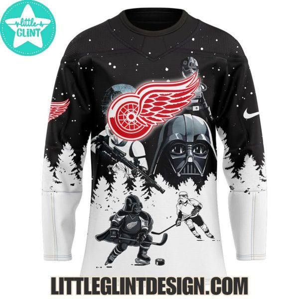 Detroit Red Wings 2025 Star Wars Special Edition Hockey Jersey