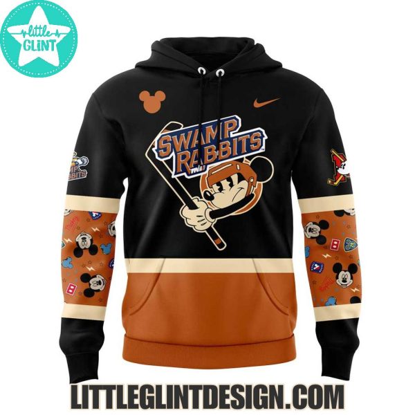 ECHL Greenville Swamp Rabbits Mickey And Friends 2025 Limited Edition Hockey Jersey