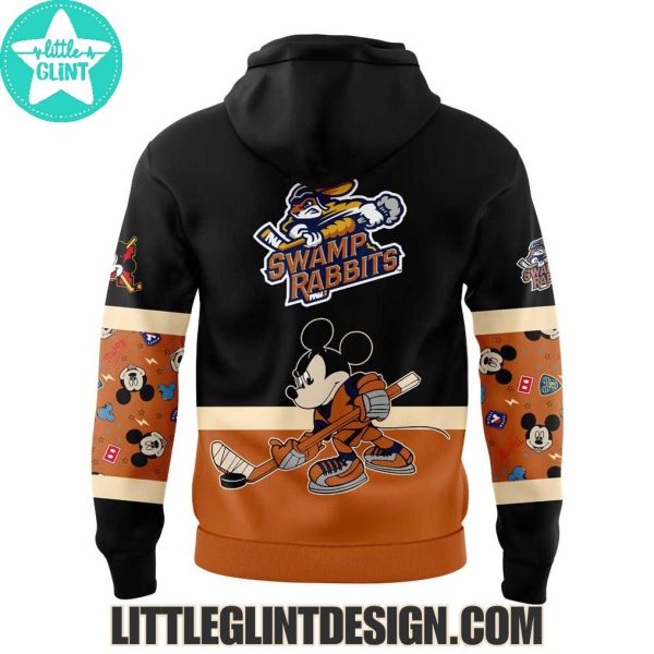 ECHL Greenville Swamp Rabbits Mickey And Friends 2025 Limited Edition Hockey Jersey