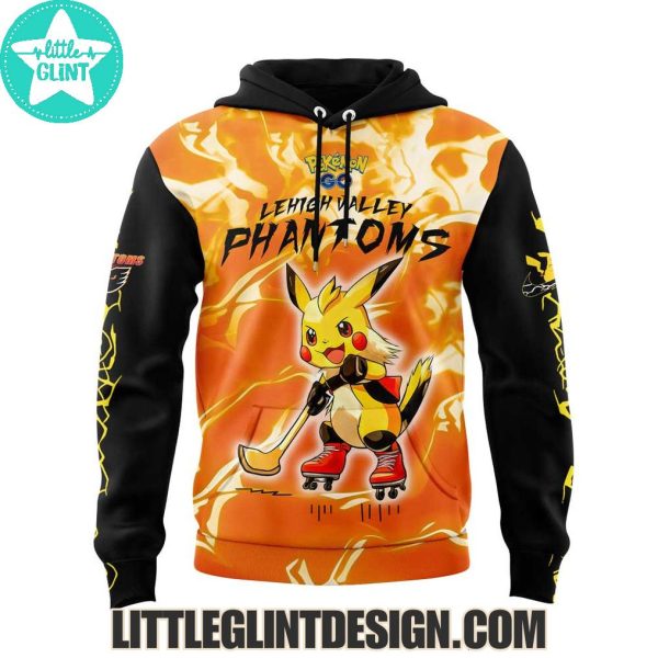 Lehigh Valley Phantoms x Pokemon Go Pikachu 2025 Special Edition Hockey Jersey