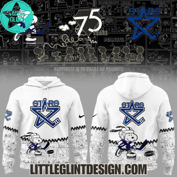 Lincoln Stars Happiness Is 75 Years Of Peanuts 2025 Special Edition Hockey Jersey