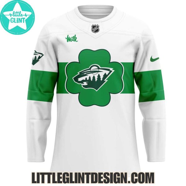 Minnesota Wild St Patrick’s Day 2025 Custom Name Limited Edition Hockey Jersey