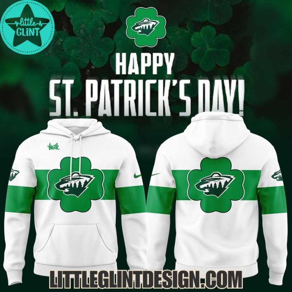 Minnesota Wild St Patrick’s Day 2025 Custom Name Limited Edition Hockey Jersey