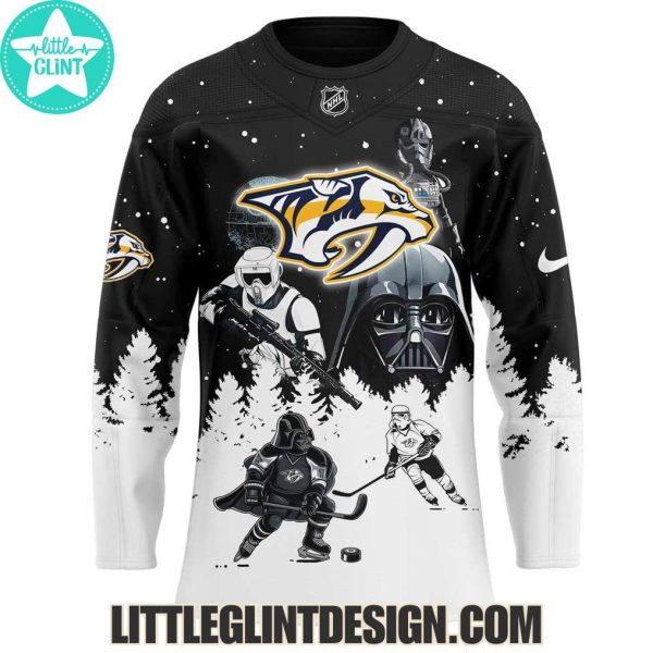 NHL Nashville Predators 2025 Star Wars Special Edition Hockey Jersey