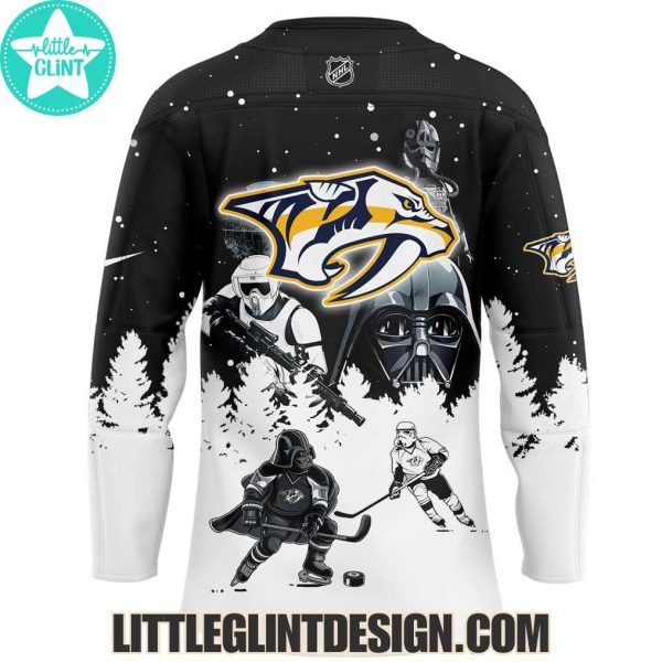 NHL Nashville Predators 2025 Star Wars Special Edition Hockey Jersey