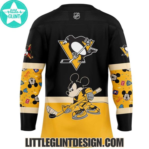 NHL Pittsburgh Penguins Mickey And Friends 2025 Limited Edition Hockey Jersey