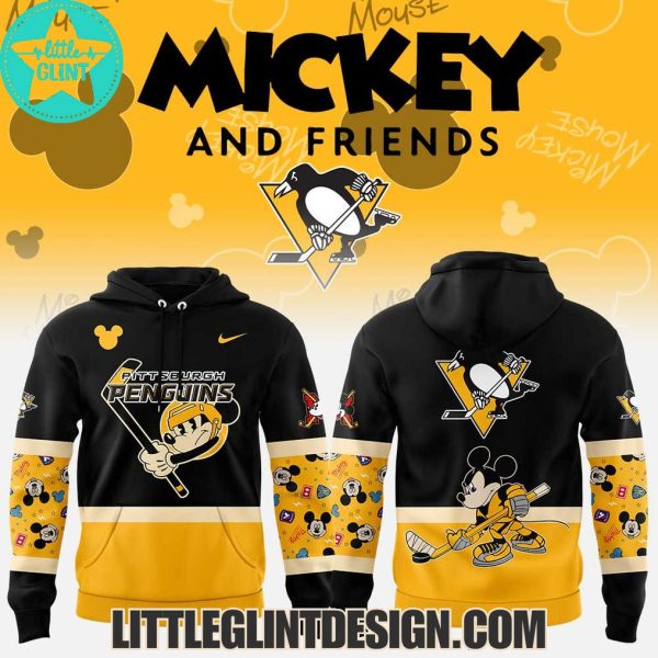 NHL Pittsburgh Penguins Mickey And Friends 2025 Limited Edition Hockey Jersey