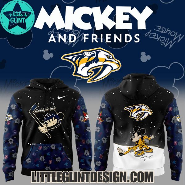 Nashville Predators Mickey And Friends 2025 Limited Edition Hockey Jersey