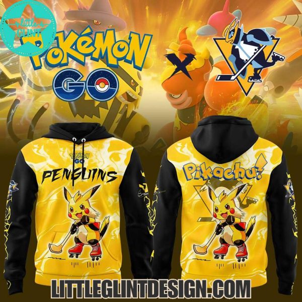 Pittsburgh Penguins x Pokemon Go Pikachu 2025 Special Edition Hockey Jersey