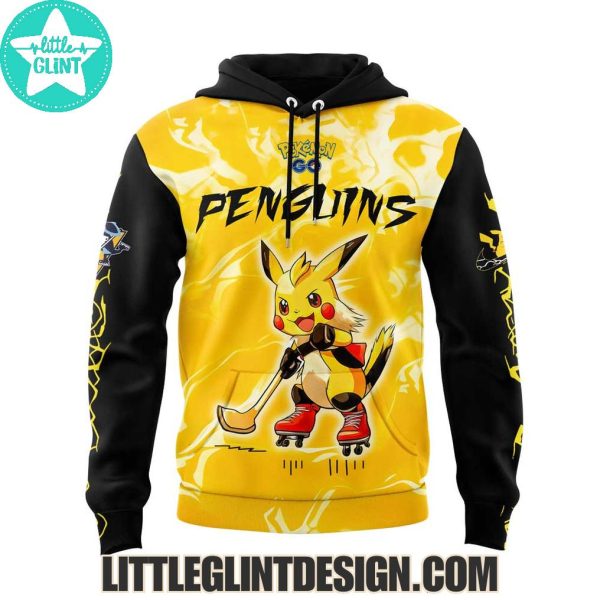 Pittsburgh Penguins x Pokemon Go Pikachu 2025 Special Edition Hockey Jersey