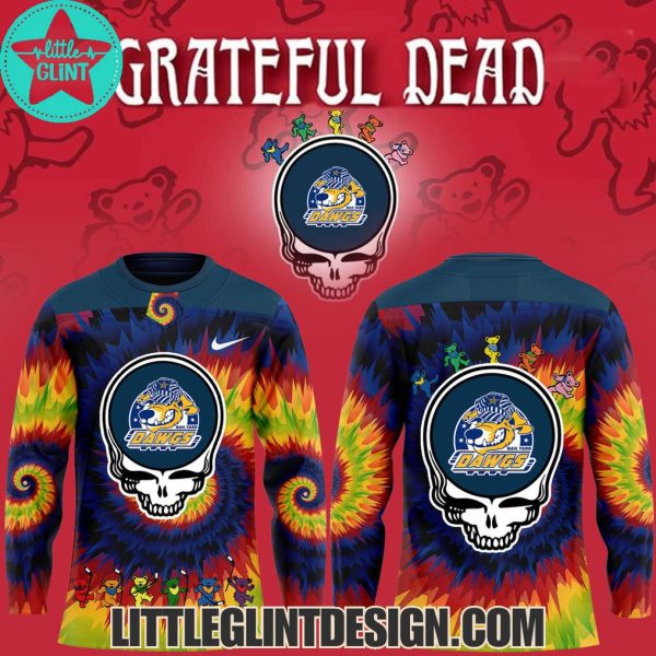 Roanoke Rail Yard Dawgs Grateful Dead 2025 Limited Edition Hockey Jersey