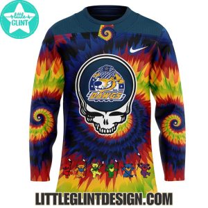 Roanoke Rail Yard Dawgs Grateful Dead 2025 Limited Edition Hockey Jersey