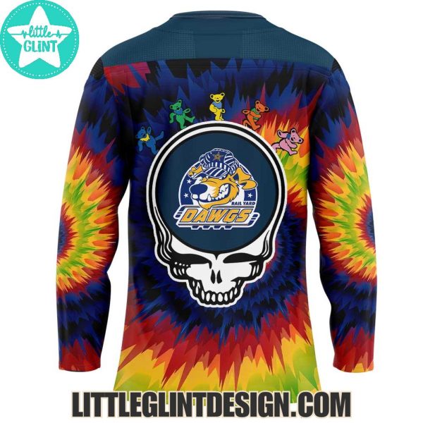 Roanoke Rail Yard Dawgs Grateful Dead 2025 Limited Edition Hockey Jersey