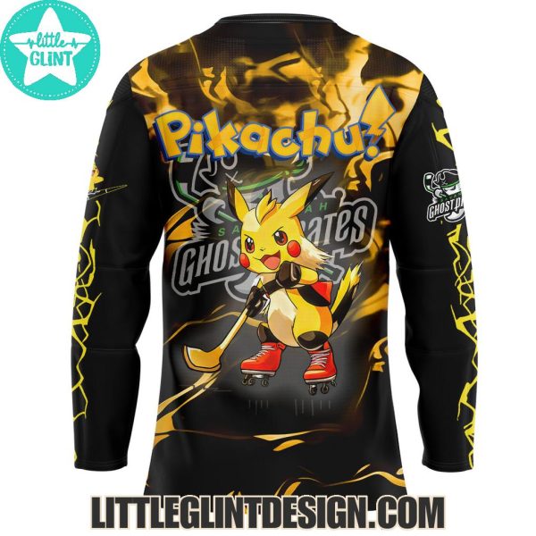 Savannah Ghost Pirates x Pokemon Go Pikachu 2025 Special Edition Hockey Jersey