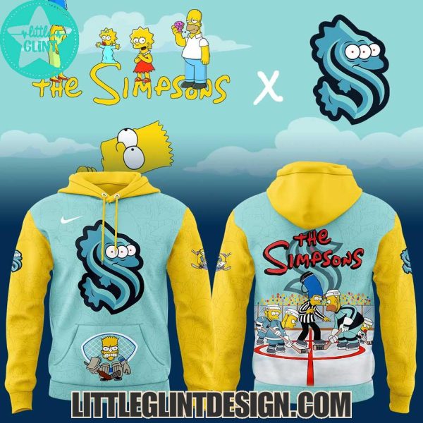 Seattle Kraken 2025 The Simpsons Series Limited Edition Hockey Jersey