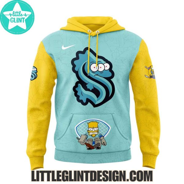 Seattle Kraken 2025 The Simpsons Series Limited Edition Hockey Jersey