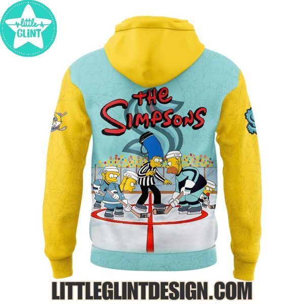 Seattle Kraken 2025 The Simpsons Series Limited Edition Hockey Jersey