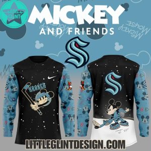 Seattle Kraken Mickey And Friends 2025 Limited Edition Hockey Jersey