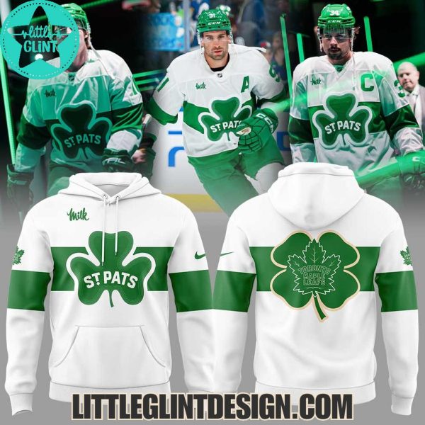 Toronto Maple Leafs St Patrick’s Day 2025 Custom Name Limited Edition Hockey Jersey