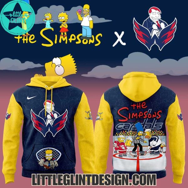 Washington Capitals 2025 The Simpsons Series Limited Edition Hockey Jersey