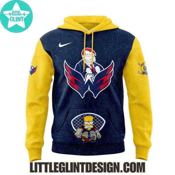 Washington Capitals 2025 The Simpsons Series Limited Edition Hockey Jersey