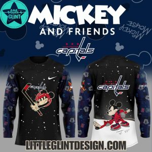 Washington Capitals Mickey And Friends 2025 Limited Edition Hockey Jersey