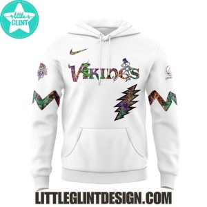 2025 Minnesota Vikings X Grateful Dead Night Limited Edition Hoodie