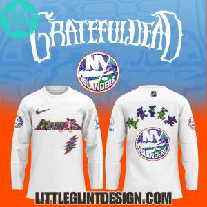 2025 New York Islanders X Grateful Dead Night Special Edition Hockey Jersey
