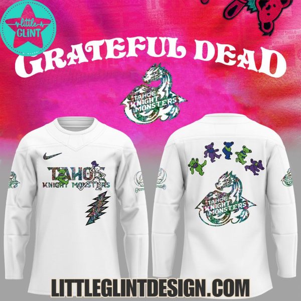2025 Tahoe Knight Monsters X Grateful Dead Night Limited Edition Hockey Jersey