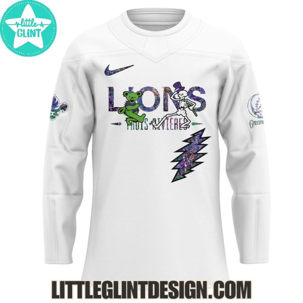 2025 Trois-Rivières Lions X Grateful Dead Night Limited Edition Hockey Jersey