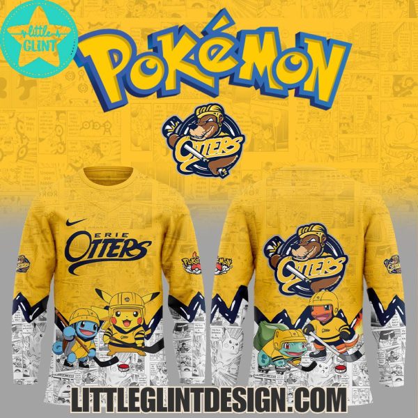 Erie Otters Pokemon 2025 Limited Edition Hockey Jersey