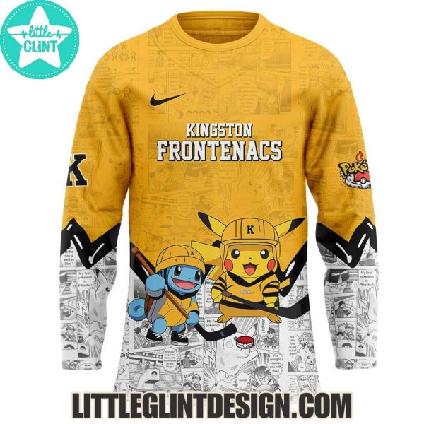 Kingston Frontenacs Pokemon 2025 Limited Edition Hockey Jersey