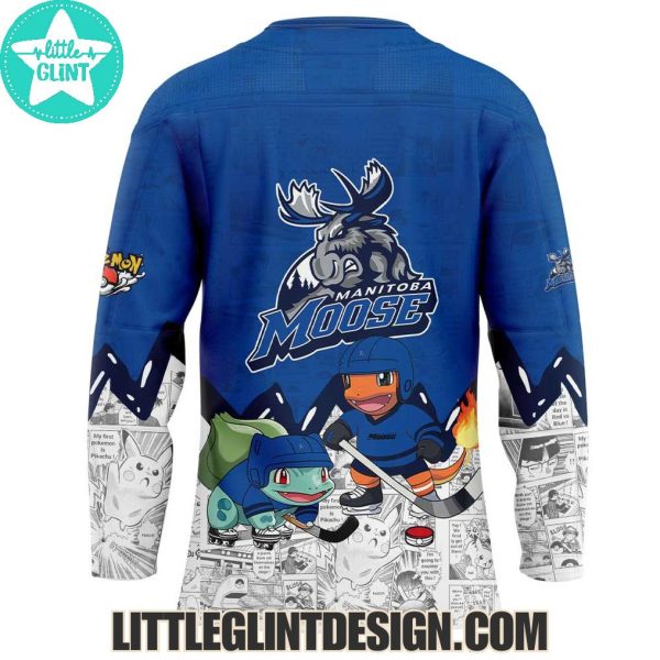 Manitoba Moose Pokemon 2025 Limited Edition Hockey Jersey