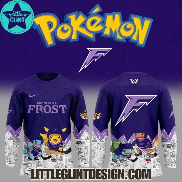 Minnesota Frost Pokemon 2025 Limited Edition Hockey Jersey