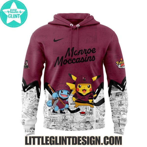 Monroe Moccasins Pokemon 2025 Limited Edition Hockey Jersey