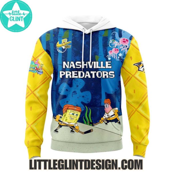 Nashville Predators Spongebob Squarepants 2025 Limited Edition Hockey Jersey