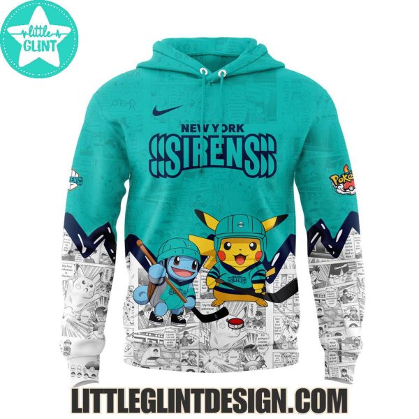New York Sirens Pokemon 2025 Limited Edition Hockey Jersey