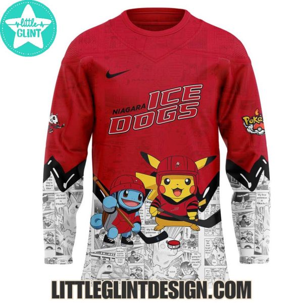 Niagara IceDogs Pokemon 2025 Limited Edition Hockey Jersey